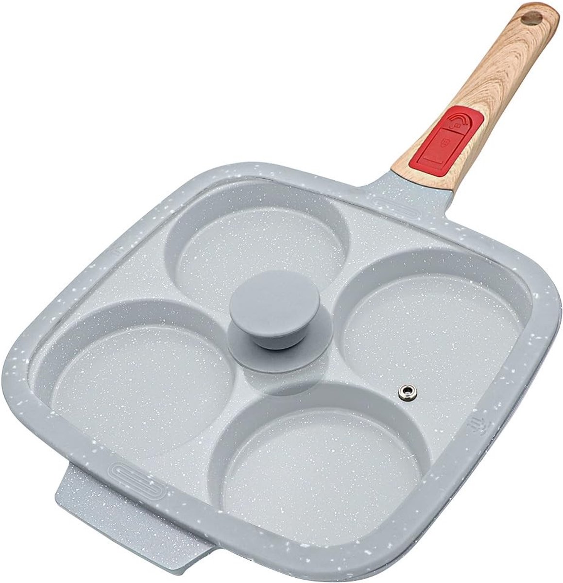 Omgoods - 10" Eierspan met Deksel - Blauw