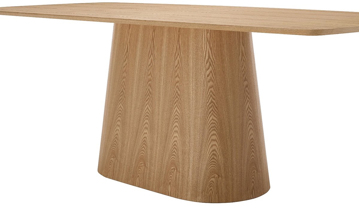 Vente-unique Eettafel 8 personen essenfineer - Licht naturel - NIRASAKI