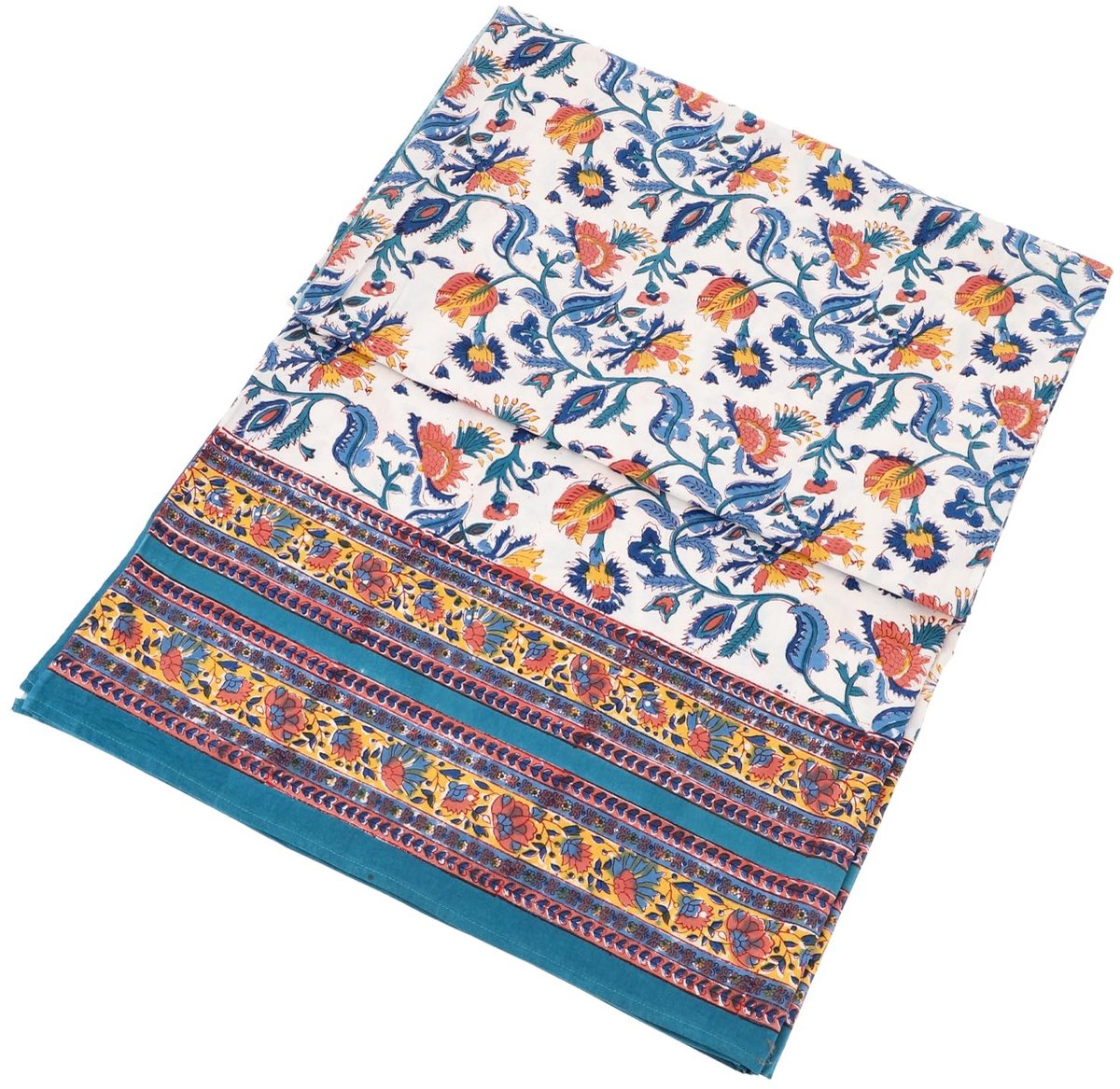 Omgoods - Handgemaakte Blockprint Bedsprei - Dubbele Afmeting 225x275cm