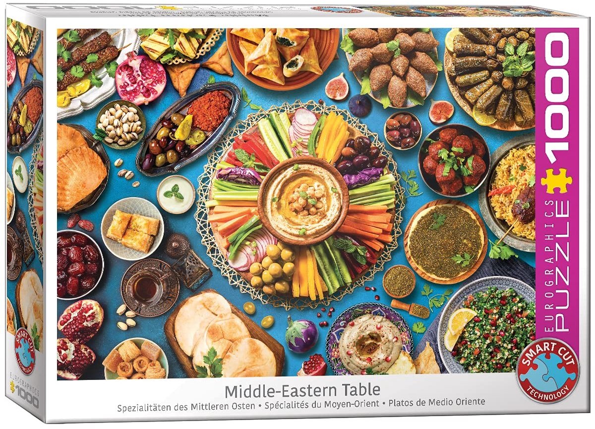 Omgoods - Mediterrane Tafel - 1000 Stukken Puzzel