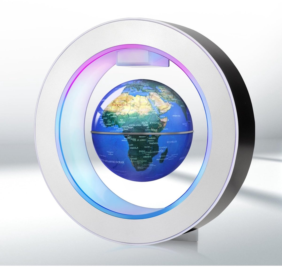 Omgoods - Magnetische Globe Lamp met LED Verlichting - Unieke Decoratie voor Thuis en Kantoor