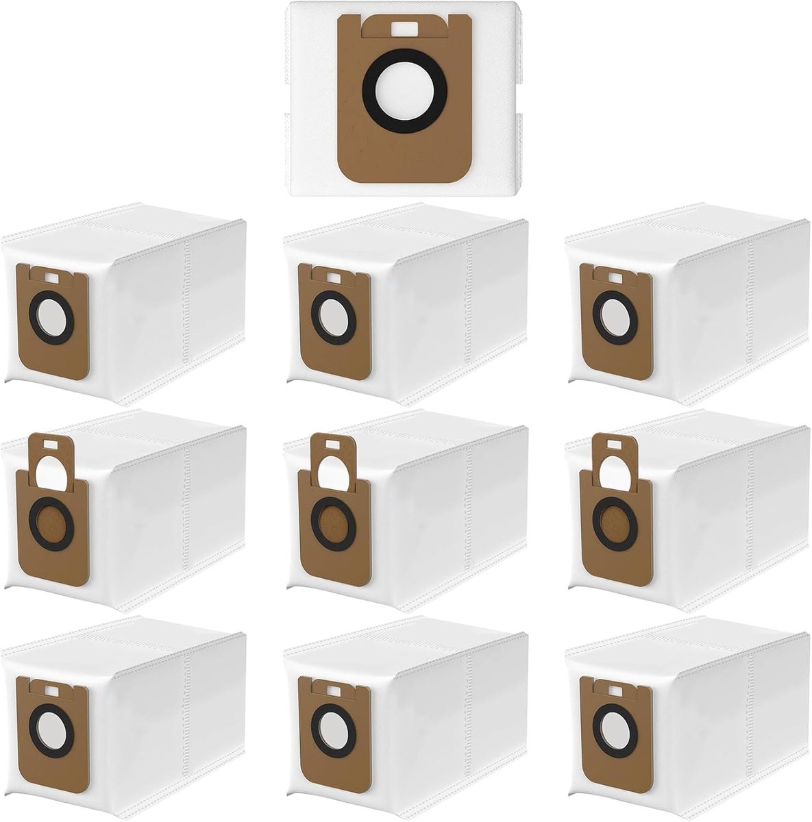 10 stuks stofzuigerzakken compatibel met Dreame D10s Plus/Dreame D10 Plus robotstofzuiger basisstation