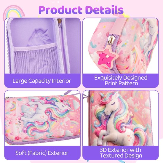 Omgoods - Hard Beschermcase voor Inhalator - Unicorn Design met Ster Handleiding van omgoods — afbeelding 5