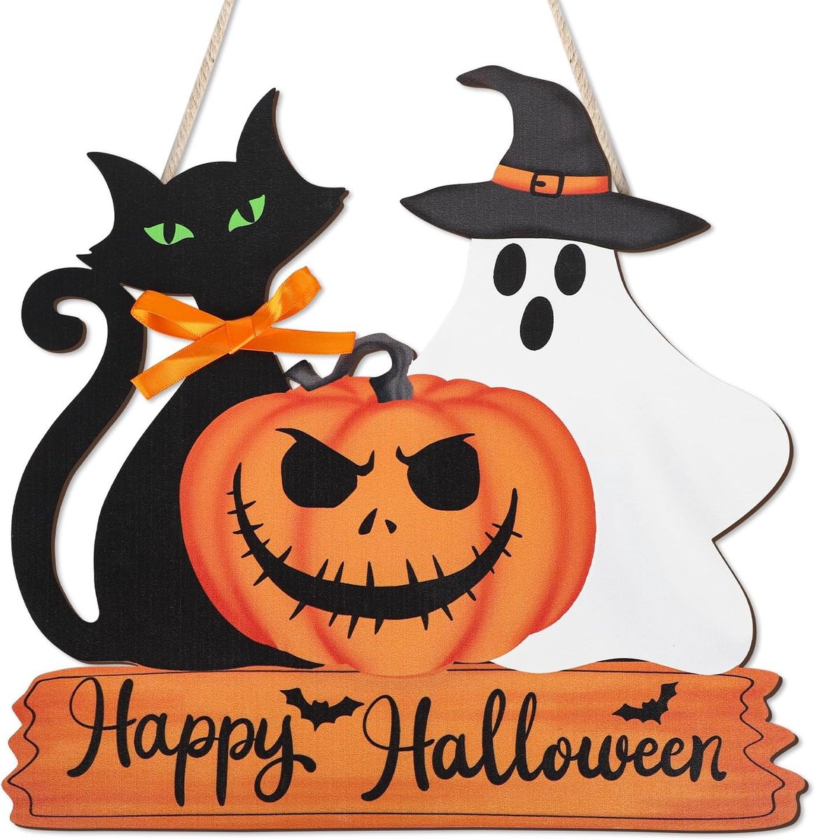 Halloween decoraties - Halloween deurbordje - Hangende decoratie voor deur veranda of muur - Voor de sfeer van een Halloweenfeest
