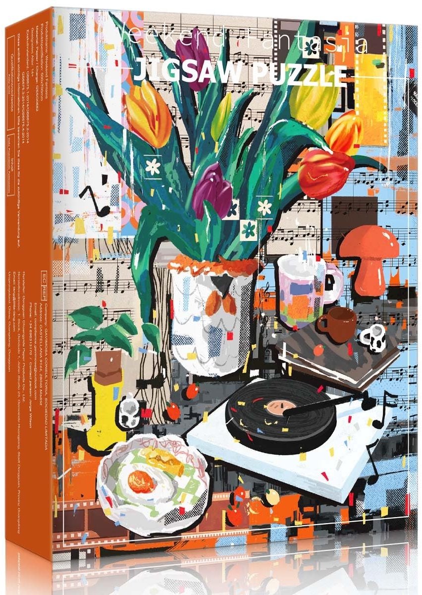 Omgoods - 1000-delige Tulpen Still Life Puzzel voor Volwassenen - Cadeau voor Vrienden