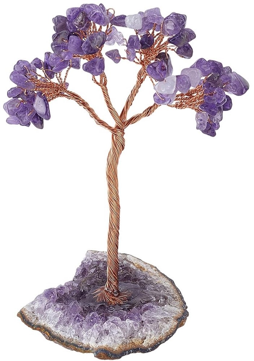 Omgoods - Amethyst Chips Tree of Life - Feng Shui Reiki Crystal Decoratie