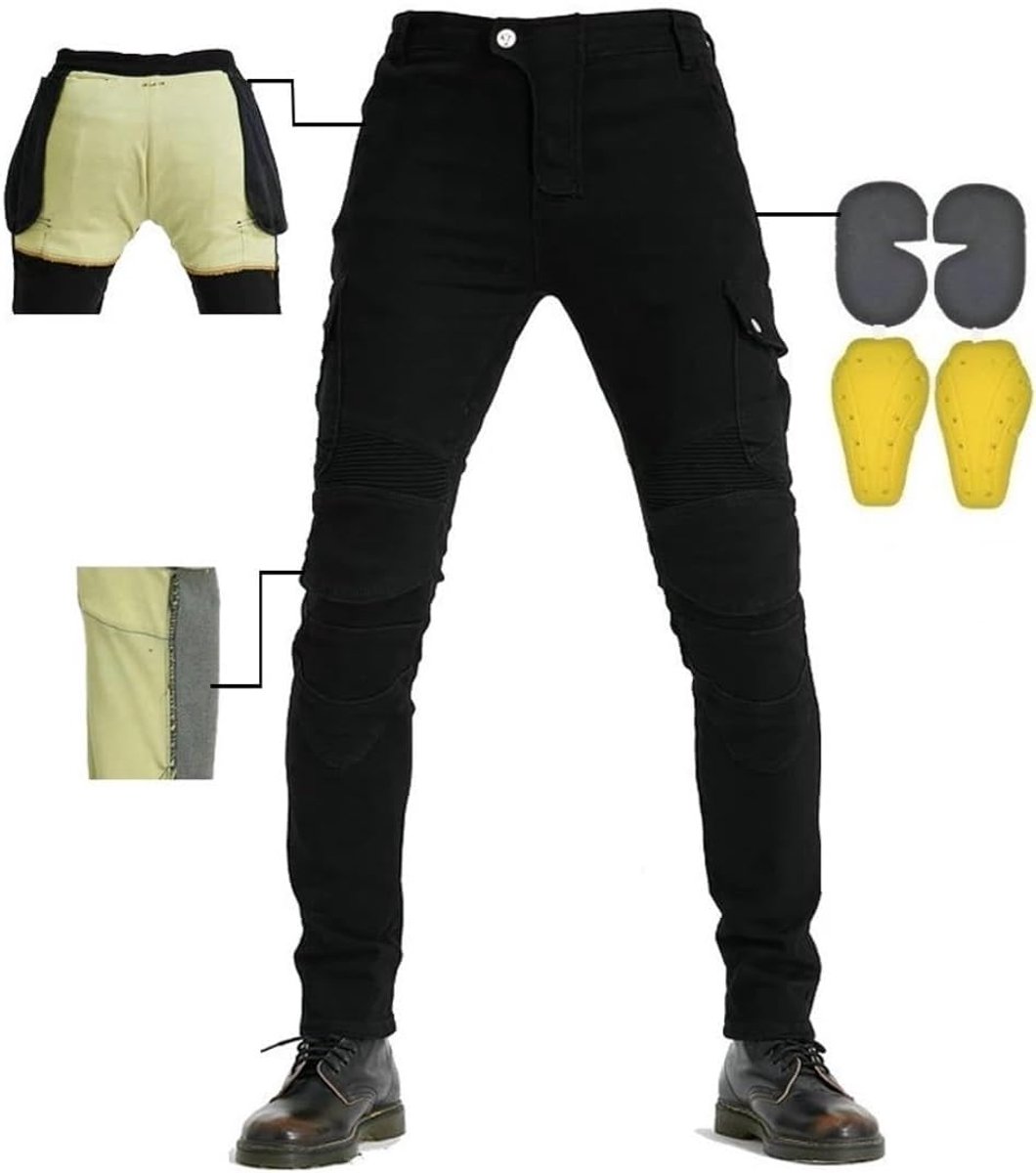 Broeken Outdoor Fiets Reisbroek met Aramide Beschermende Voering