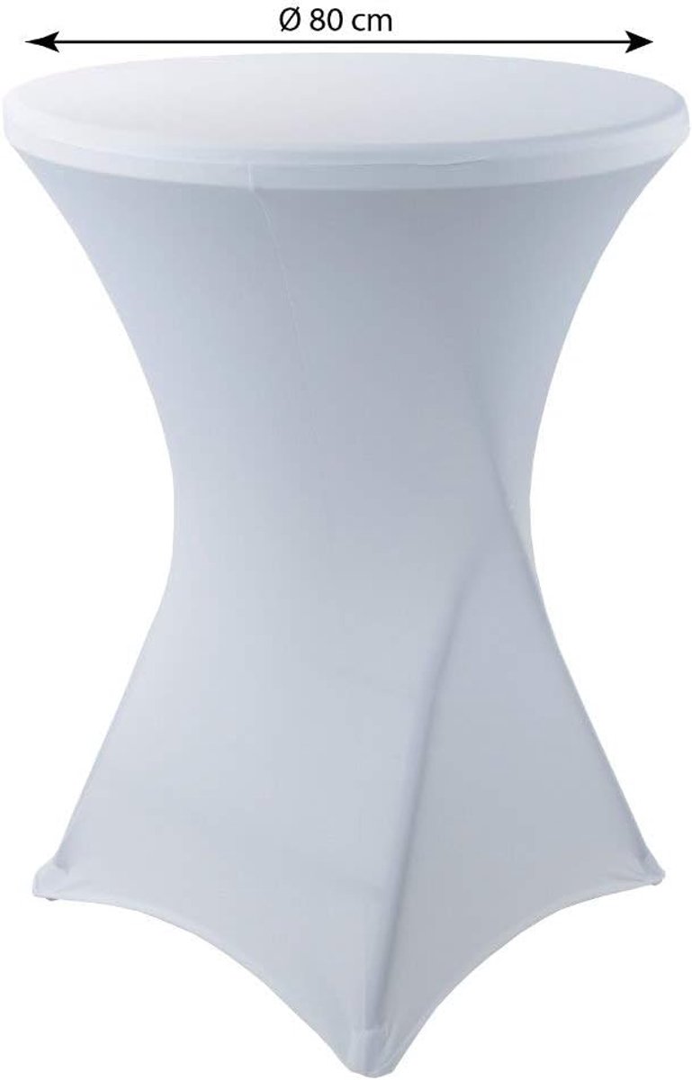 rok wit statafelrok statafel 80cm statafelhoes