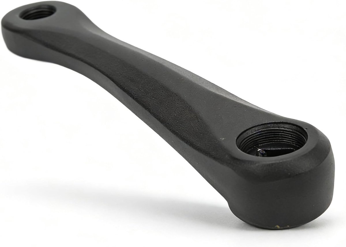 140mm Fiets Diamond Hole Crank, Aluminium Elektrische Fiets Crank Been met Glad Oppervlak, Elektrische Fiets Crank Been voor Aandrijfmotor Horizontaal Vierkant