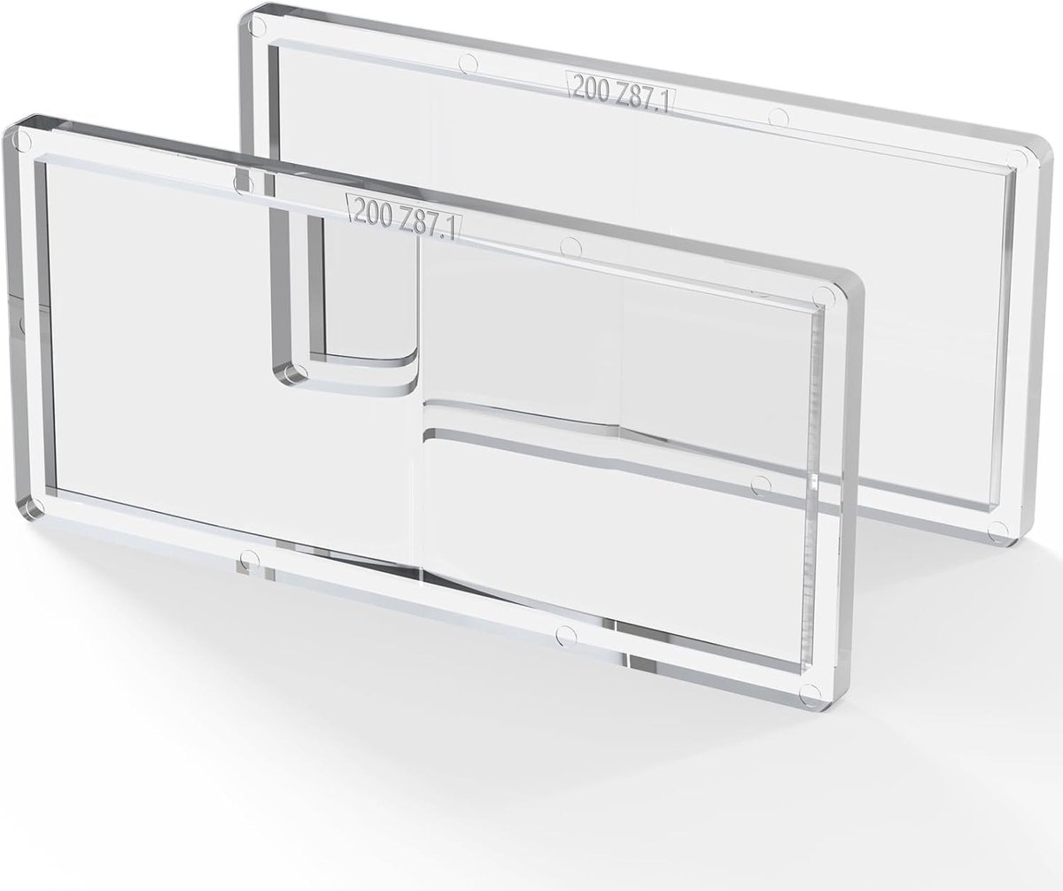 Omgoods - 2-Pack Lasvergrootglas, 3.0 Vergroting voor Lashelm, Beschermende Accessoires