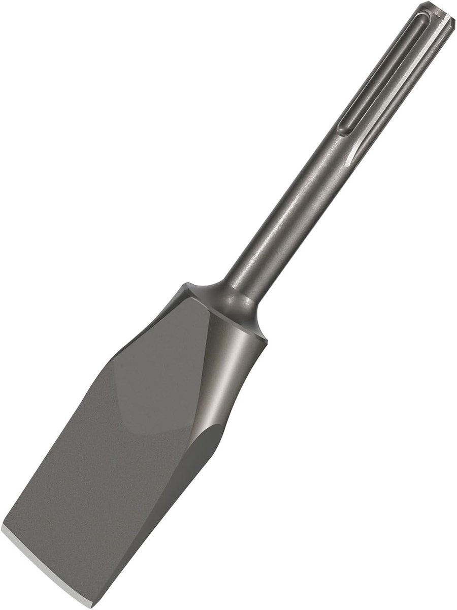 Max Hout Splitting Bijl Beitel voor Elektrische Hamer Boor | Heavy Duty Brandhout Splitting Maul, voor Outdoor Garden Forest, 40CrMo gelegeerd staal hakbijl, 11" L X 2,3" W
