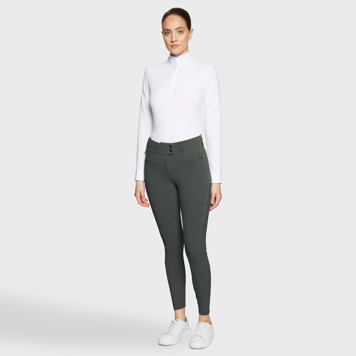 Samshield Claranova Full Grip Hoge Taille Dames XL Dark Forest