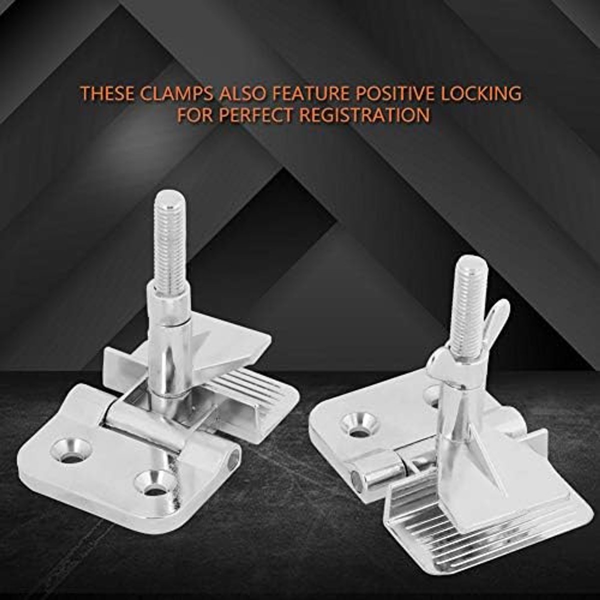 2 st vlinder scharnier klem, gegalvaniseerd zeefdruk vlinder frame scharnier klem afdrukken tool vlinder clips