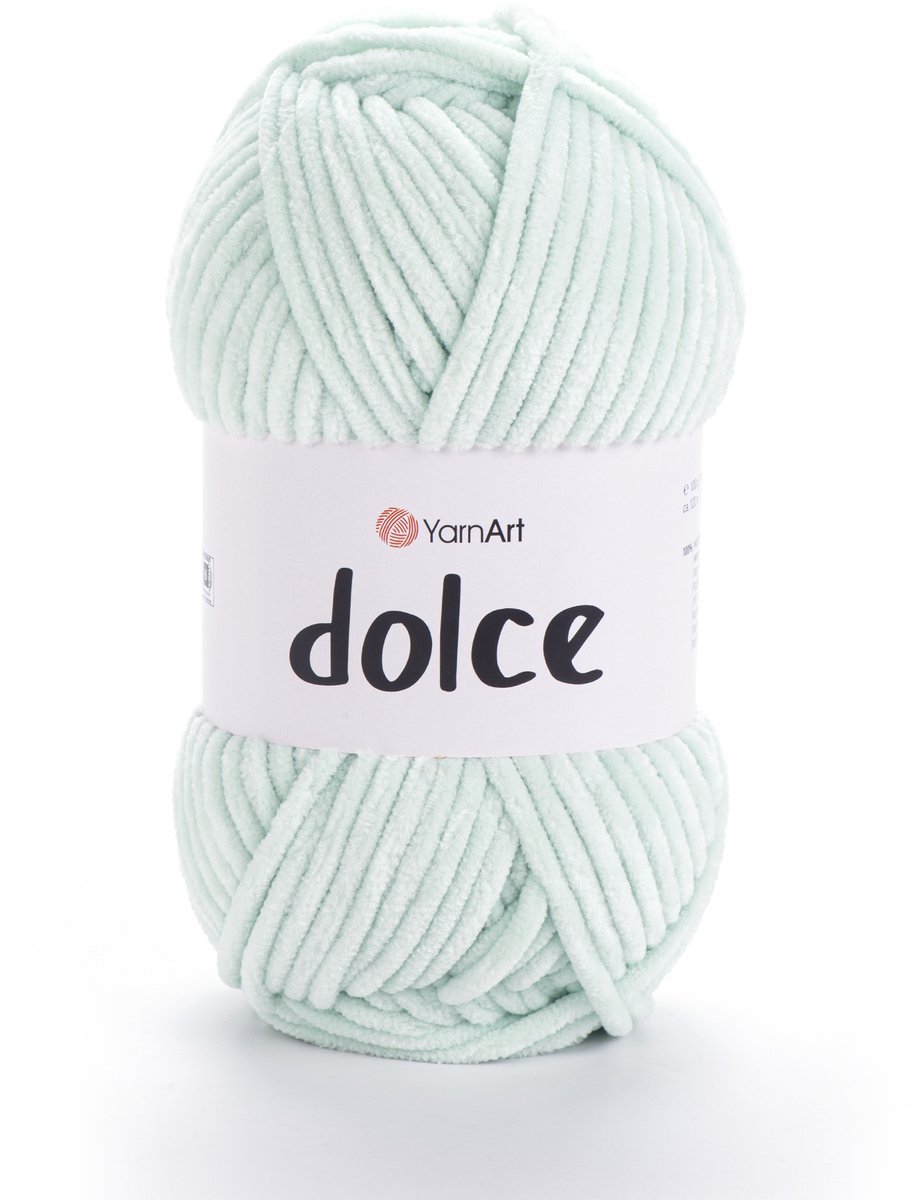 YarnArt Dolce Chenillegaren - 100% Micropolyester - voor Amigurumi Haken en Breien - 100g / 120m - Kleur 753