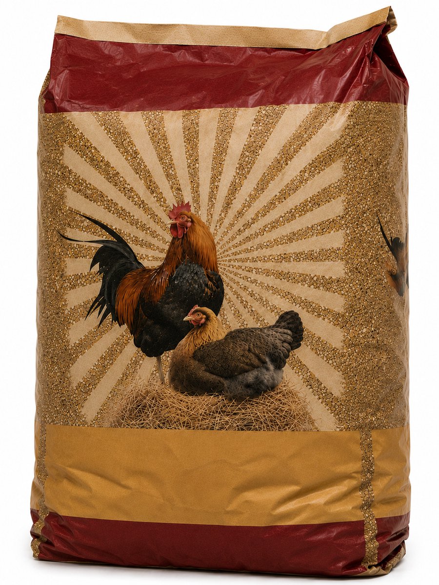 Voerwaarts Gerst - 20kg - geschoond - Kippenvoer