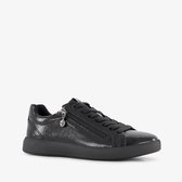 Tamaris dames sneakers zwart lak - Maat 42 - Uitneembare zool
