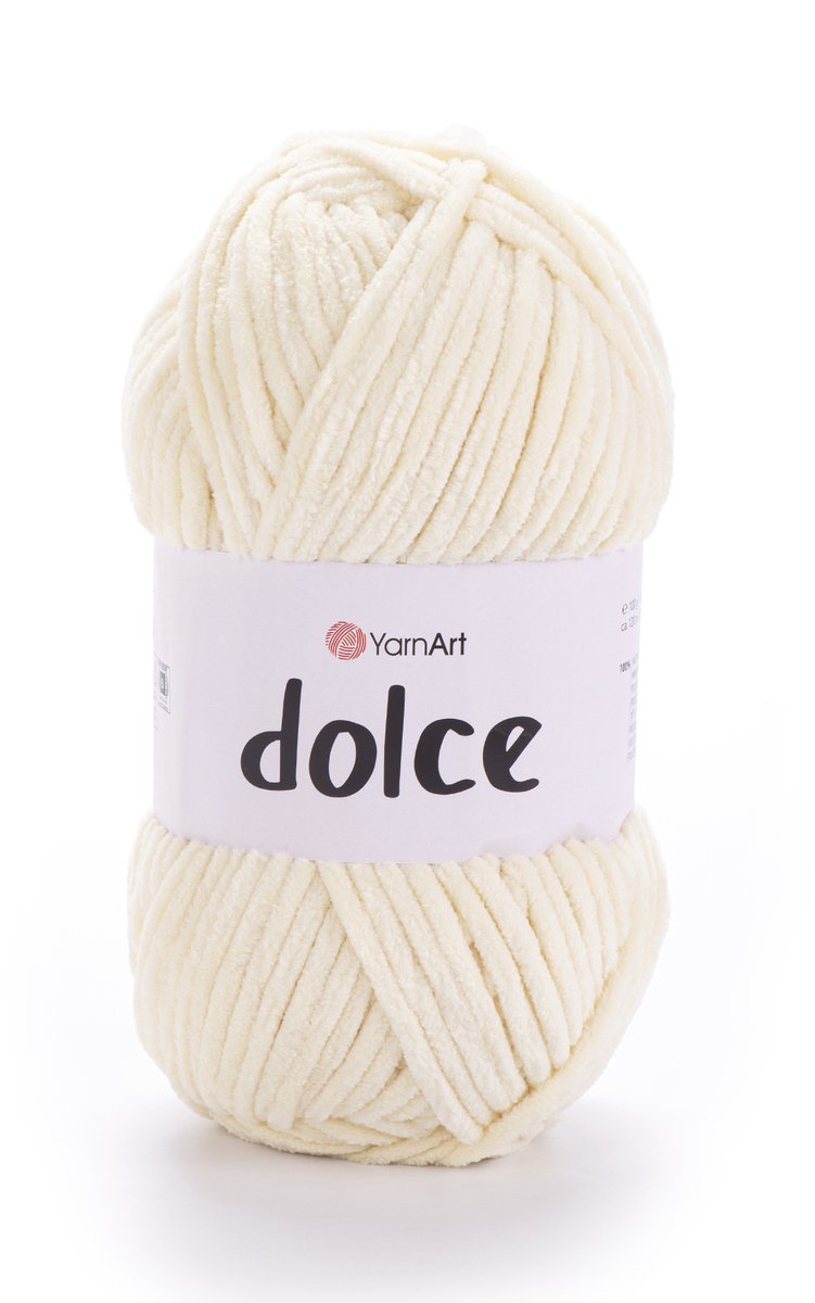 YarnArt Dolce Chenillegaren - 100% Micropolyester - voor Amigurumi Haken en Breien - 100g / 120m - Kleur 783