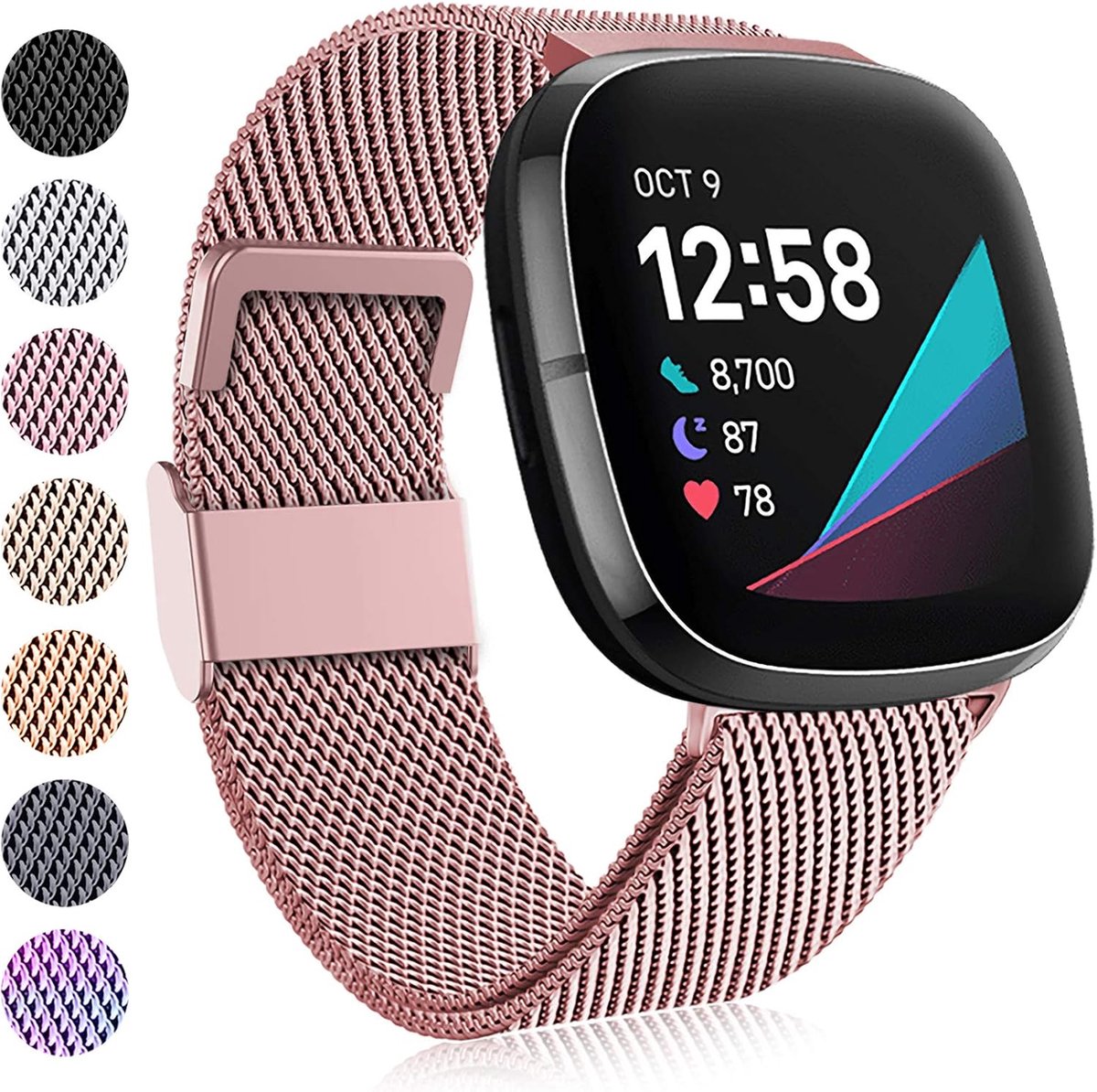 Compatibel met Fitbit Versa 3 band/Fitbit Versa 4 band/Fitbit Sense