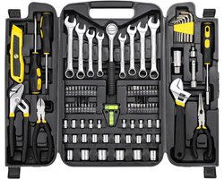 Gereedschapskist 95-delig - Gereedschapset Inclusief - Huis & Auto Reparatie - Robuuste Koffer Inhoud