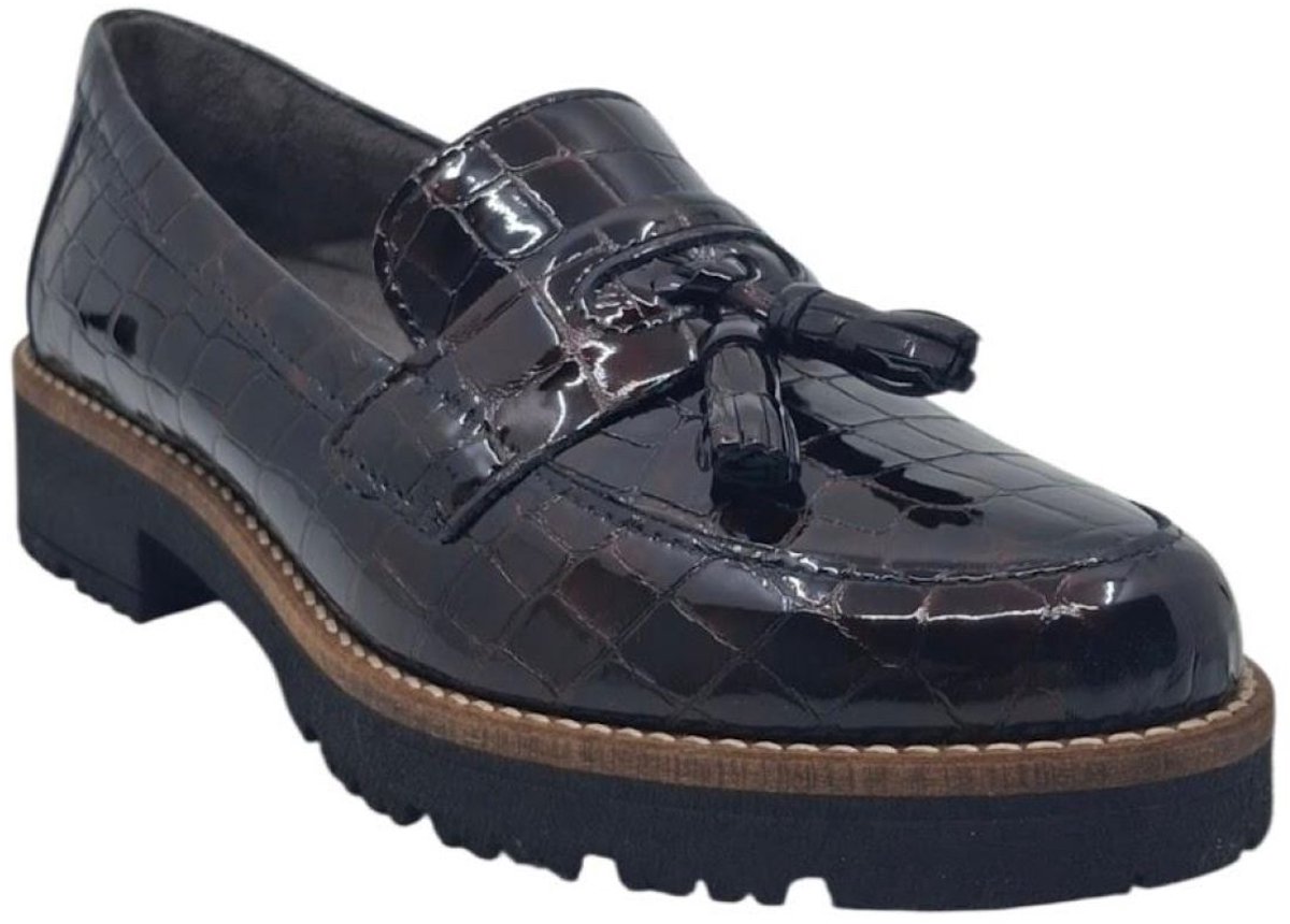 Burdeos mocasin en coco