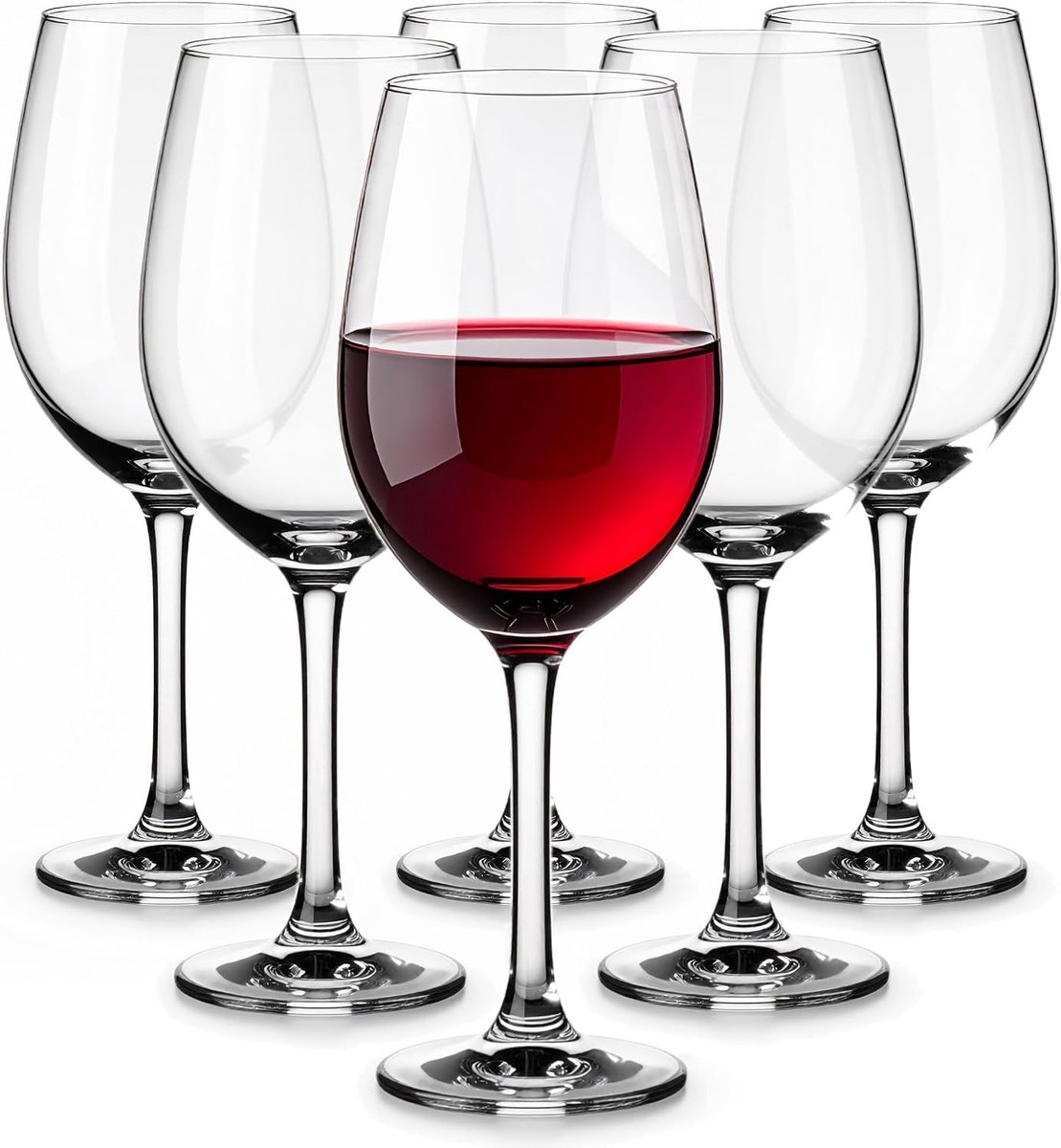 Krosno 1992 Set van 6 Drinkglazen, 350 ml, Transparant