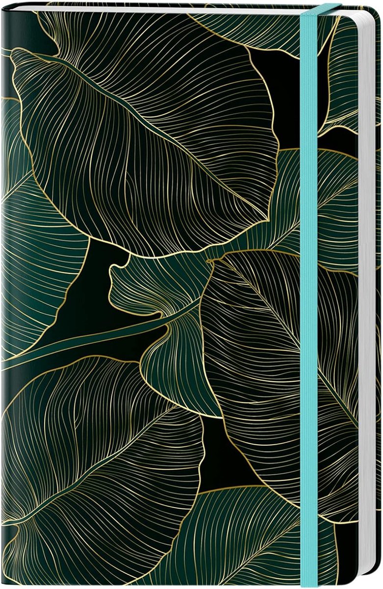 dagboek, notitieboek, harde kaft voor vrouwen, medium 14,5 x 21,3 cm