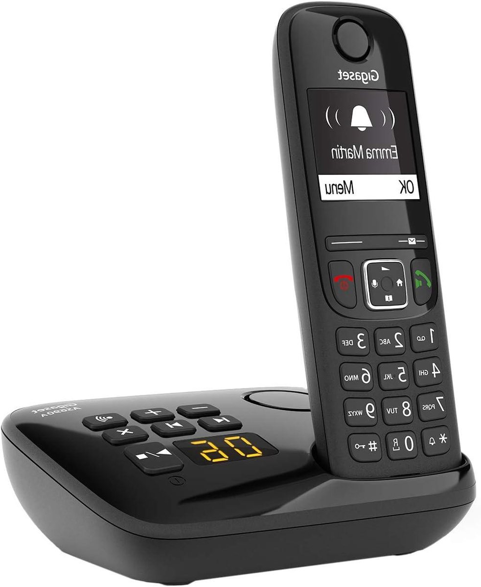 Draadloze Telefoon - DECT Huistelefoon - Dagelijkse Communicatie - Met Antwoordapparaat - 14 Uur Beltijd - Zwart