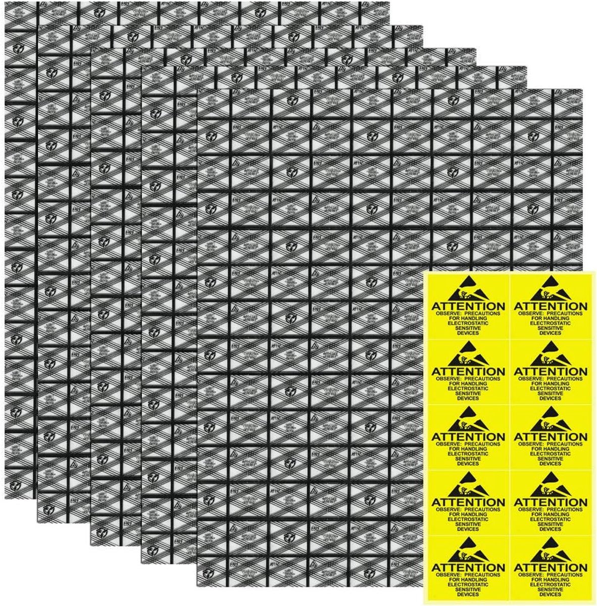 20 stuks antistatische zakjes 30 x 40 cm groot met