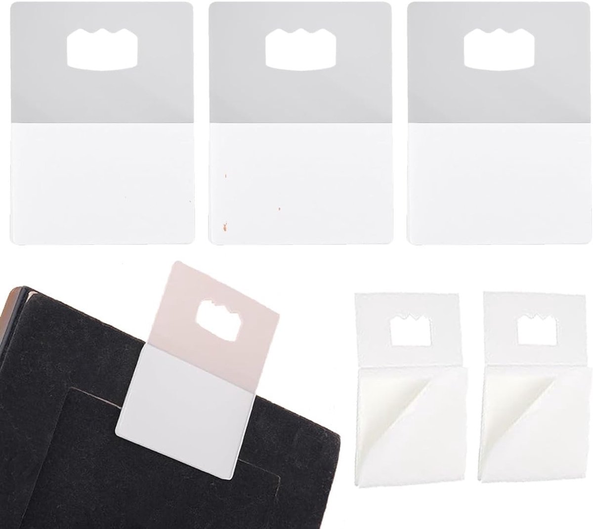 10 stuks zelfklevende fotohangers, draagbare foto-ophanghouder