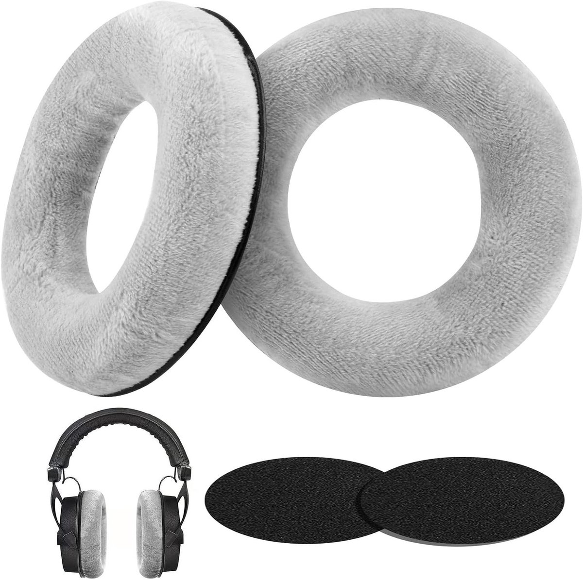 Comfortabele Oorkussens voor DT 770, DT 990 en DT 880 - Vervangende Oorkussens van Geheugenfoam en Velvet voor Optimale Geluidskwaliteit en Draagcomfort