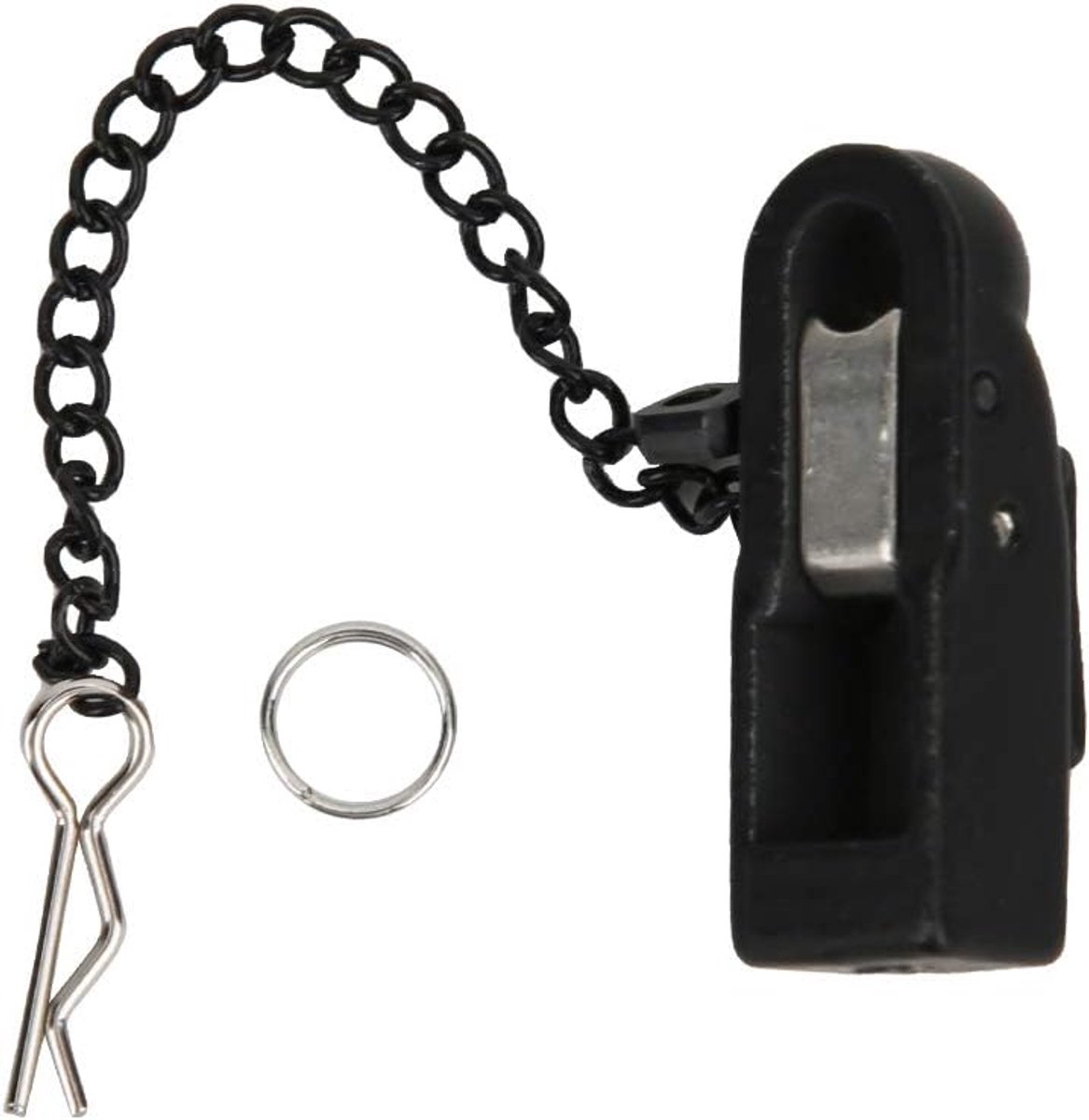Accessoires, RC auto trekhaak, zwart metalen verbindingscomponent, vervanging voor 90046 90047 TRX4