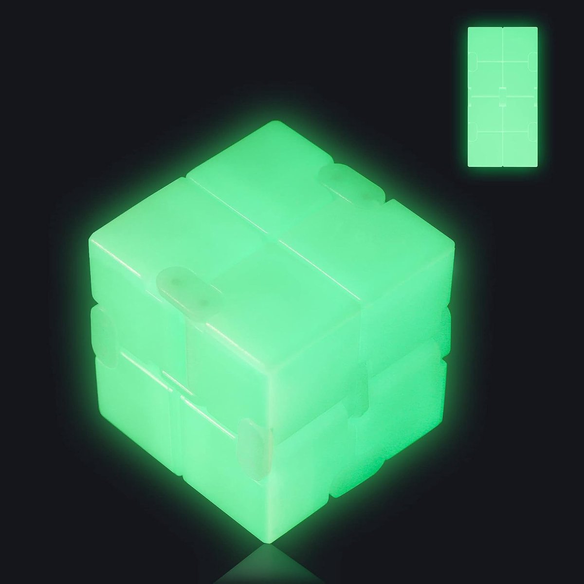 Infinity Cube Fidget Cube Toy geschikt voor volwassenen en kinderen, Fidget Finger Toy Stress en Angst verlichting, doden tijd Fidget Toys Infinite Cube geschikt voor kantoorpersoneel