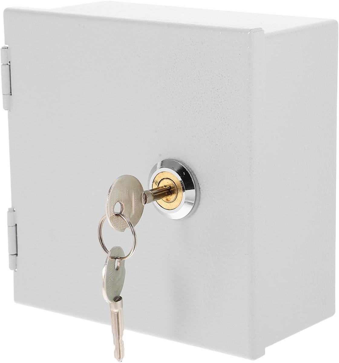 Antidiefstalbehuizing Elektrische Stopcontacten Van Roestvrij Staal Buitenmuurbeveiligingsbox Met Veiligheidsdeksel Tegen Spuiten Voor Schakelaar En Stopcontacten 12 x 12 x 6.5 cm