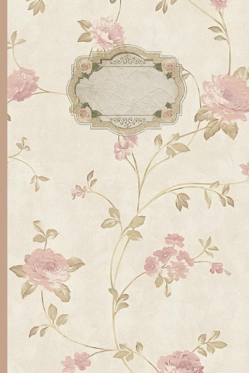 Aesthetic Floral Lined Notebook Journal: Aesthetic, Coquette, Vintage Lined Journal/Notebook For Women, 6"x9" - ShopVlot