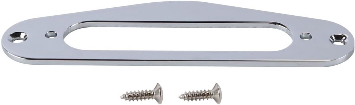 Gitaar TL nek pickup ring metalen afdekking single coil pickup afdekking installatie ring zilver voor Telecaster nek pickups