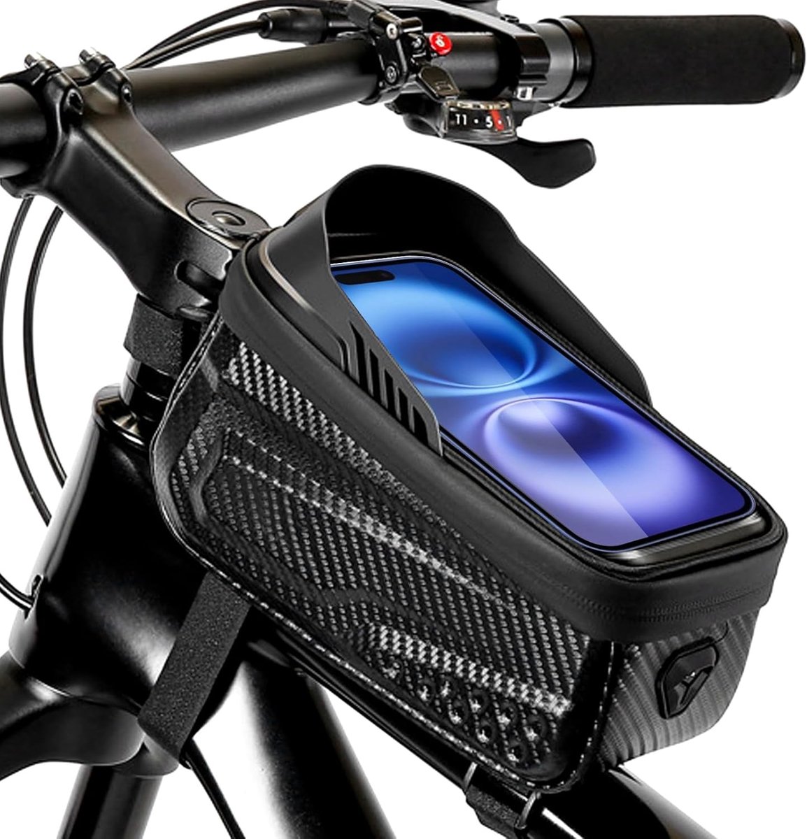 Fietstas Frame - Biketas Frame - Fietsen - Waterdicht - 21 cm - Zwart