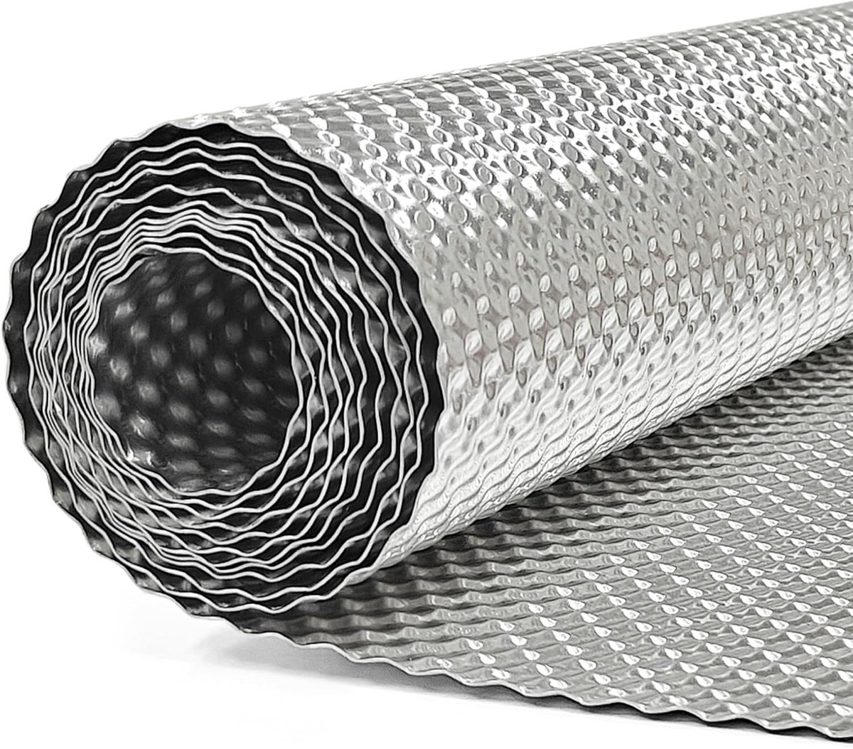 1 rol 100 x 40 cm reliëf hittebeschermplaat van aluminium