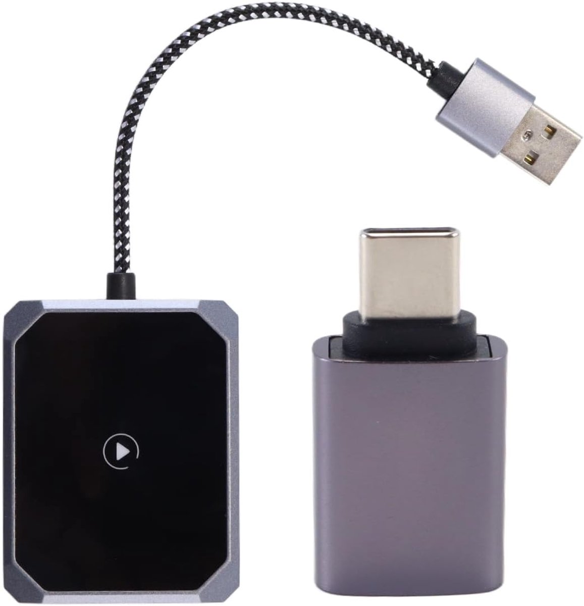 Draadloze CarPlay Adapter 2-in-1 - Compatibel met iOS 10+ en Android 11+ - 5GHz WiFi - Geniet van draadloos gebruik - SnelShoppen