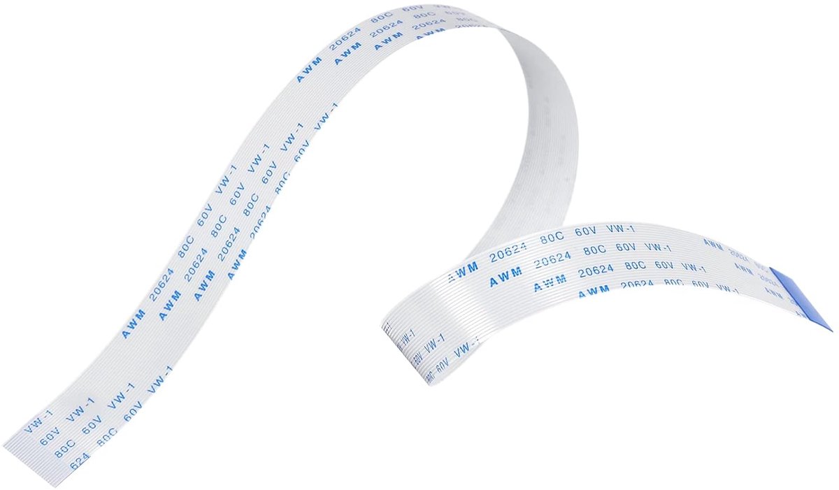 sourcing map 10 stuks FFC luskabel 24 pin 0,5 mm 300 mm (B type) voor 3D-printer camera DVD