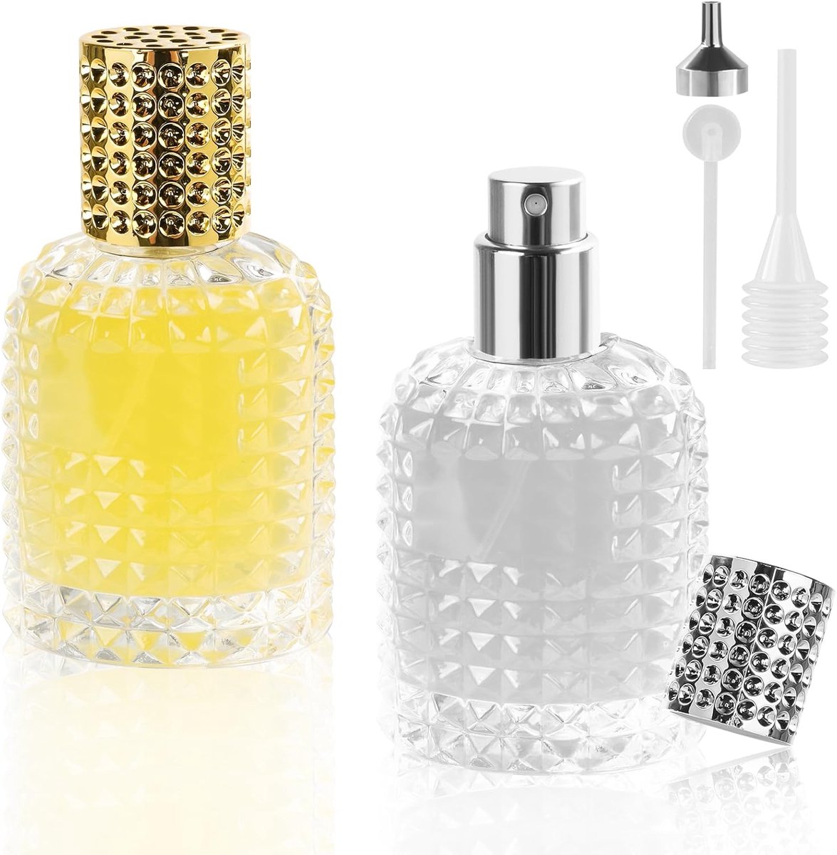 Glazen parfumverstuiver, navulbaar, draagbaar, kleine parfumfles