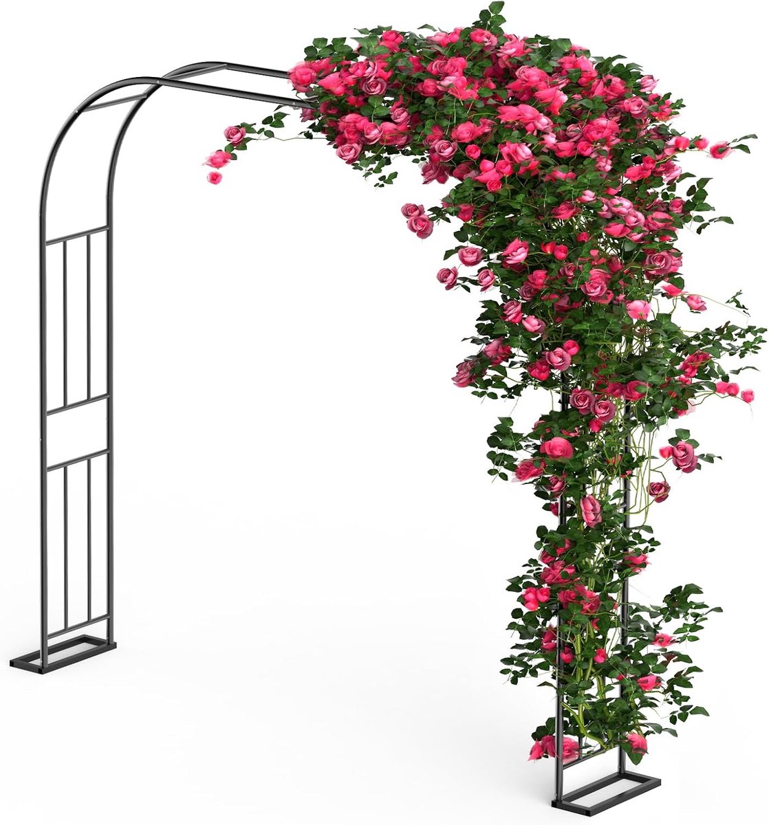 rozenboog poortboog, tuinboog van metaal 240 x 240 cm, 1,2 m, 1,8 m