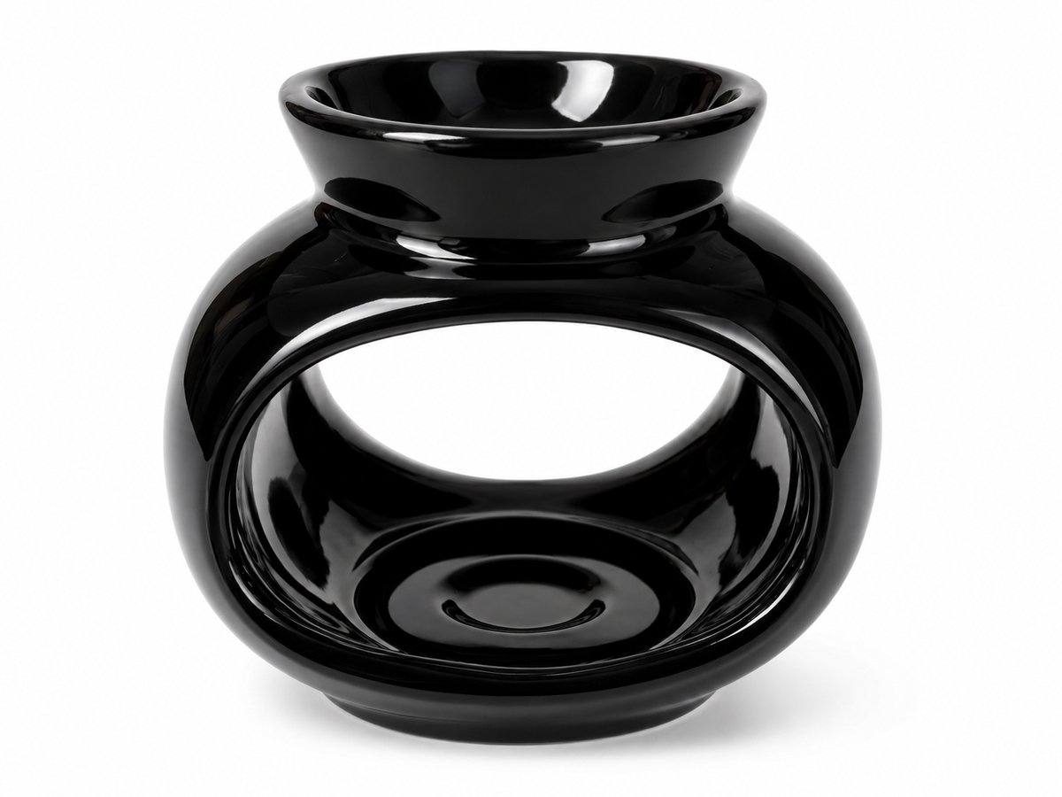 Geurbrander Keramiek – Obsidiaan Zwart – Geschikt voor Waxmelts & Geurolie