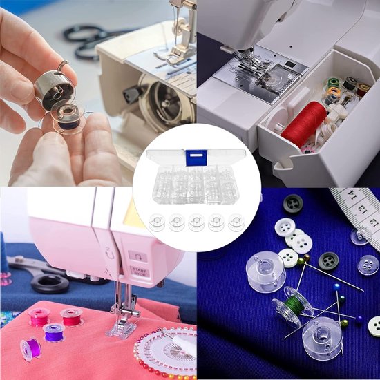 Spoelen naaimachine kunststof met spoelbox, spoeldraad spoelen voor — afbeelding 5