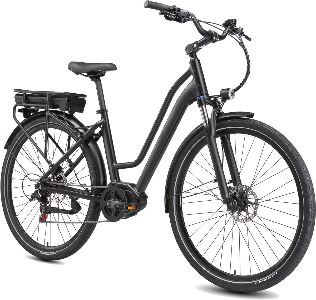 Maxtron Urban8 Elektrische stadsfiets - 28 inch - 250W middenmotor - koppelsensor - 460,8 Wh accu - Shimano versnellingen - hydraulische schijfremmen - zwart