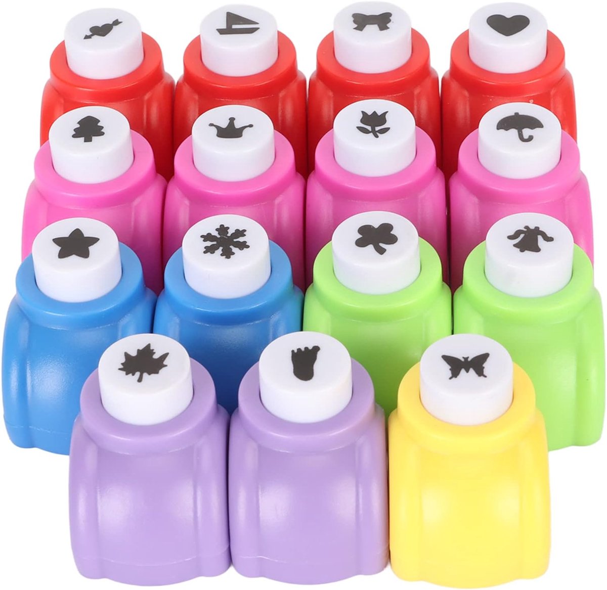 15 Stks Vorm Papier Punch Set, Kleine Papier Puncher Voor Kinderen DIY Stimuleren Verbeelding Ambachtelijke Gaten Punch Voor Scrapbooking Journaling Groet