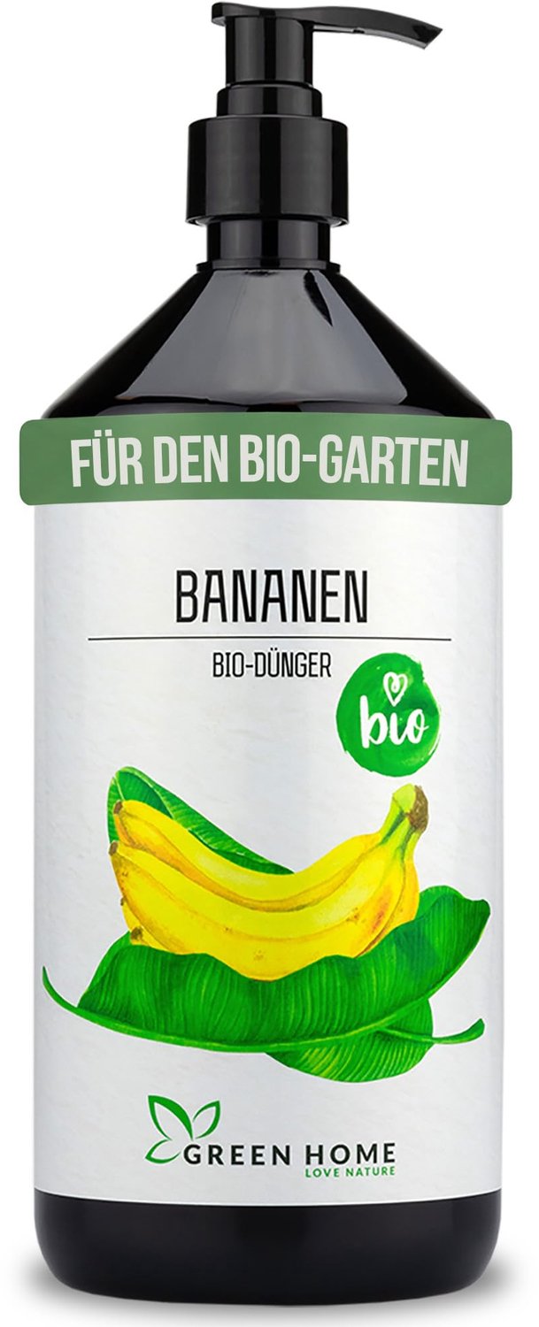Green Home Love Nature - Love Nature vloeibare bananenmest - 1 liter met doseerpomp - NPK 3-2-6