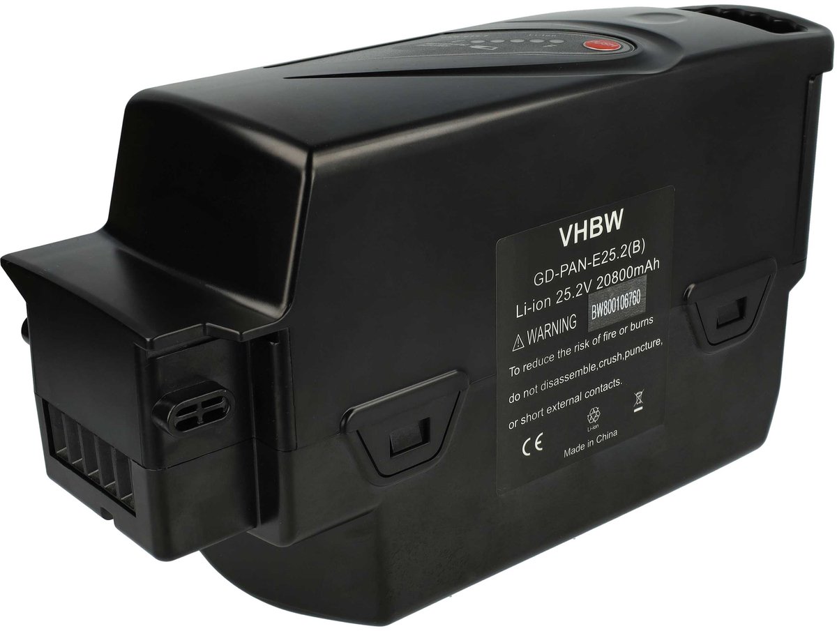 vhbw-vervangingsaccu voor NKY269B02, NKY269B2, NKY281B02, NKY289B2, NKY281B2, NKY284B02, NKY284B2, NKY289B02 voor e-bike (20,8 Ah, 25,2 V, Li-ion) - zwart
