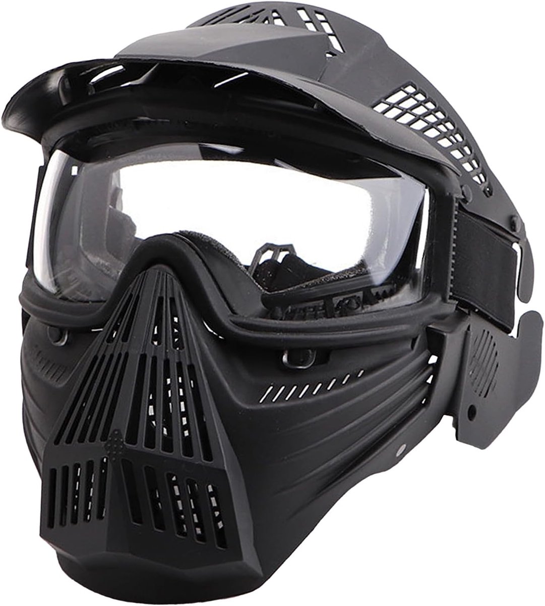 Masker Volledig Gezichtsmasker Paintball Masker met Oogbescherming Schokbestendig voor Halloween Cosplay Filmrekwisieten Paintball CS Spel