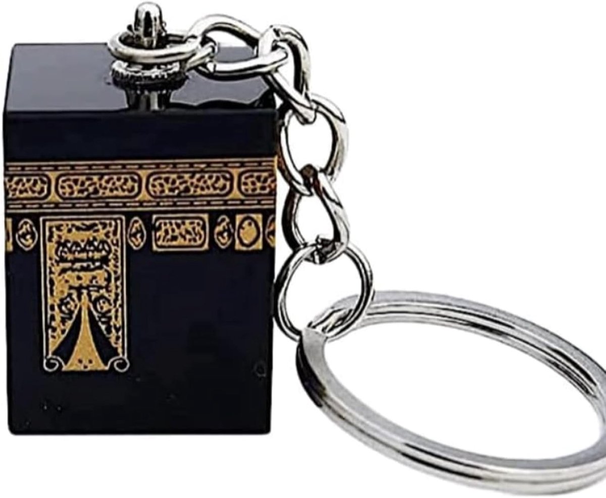 sleutelhanger van kristal met geschenkdoos - symbolische islamitische sleutelhanger - ideaal voor Ramadan, Eid, Hajj & Omra