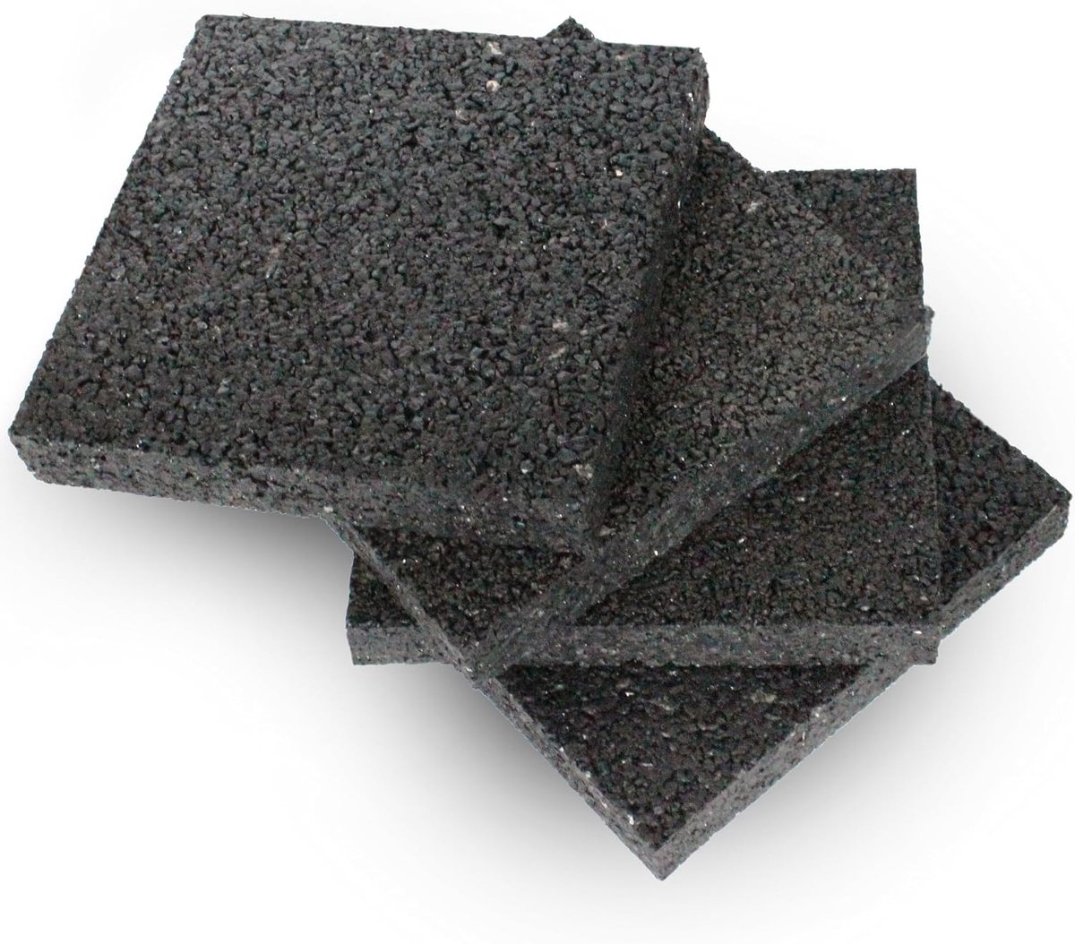 Set van 4 rubberen kussens Mario10 - 10 x 10 x 1,5 cm - Antislip - Anti-vibratiemat voor wasmachine en droger